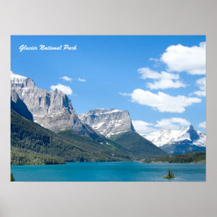 Glacier-Nationalpark Poster