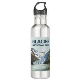Glacier Nationalpark Reisen Edelstahlflasche