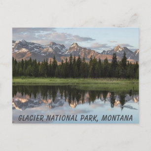 Glacier Nationalpark Rocky Mountains Postkarte