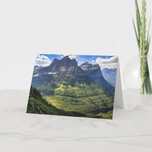 Glacier Nationalpark Rocky Mountainss | Karte (Vorderseite)