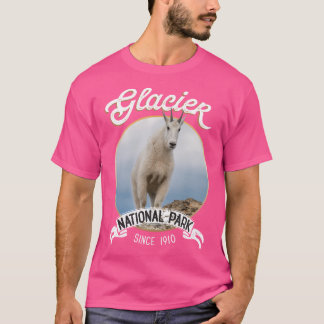 Glacier Nationalpark Souvenir Camping Angeln T-Shirt