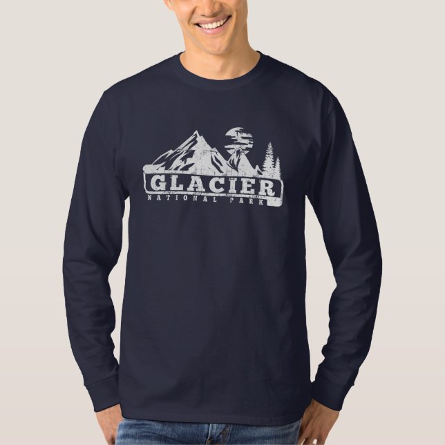 Glacier Nationalpark T-Shirt (Vorderseite)