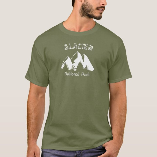 Glacier-Nationalpark T-Shirt (Vorderseite)
