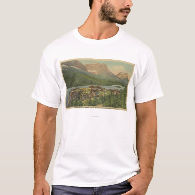 Glacier Nationalpark, T-Shirt (Vorderseite)