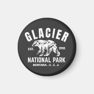 Glacier-Nationalpark USA Montana Magnet