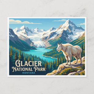 Glacier-Nationalpark USA Postkarte