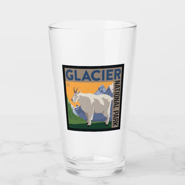 Glacier-Nationalpark | Ziege Glas (Vorderseite)