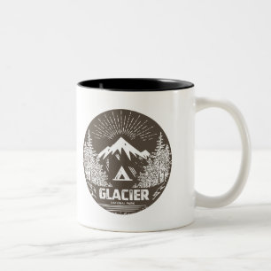 Glacier Nationalpark Zweifarbige Tasse