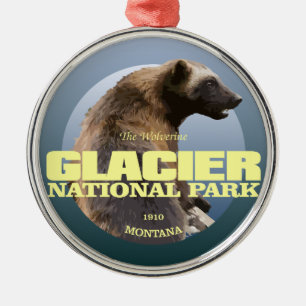 Glacier NP (Wolverine) WT Ornament Aus Metall