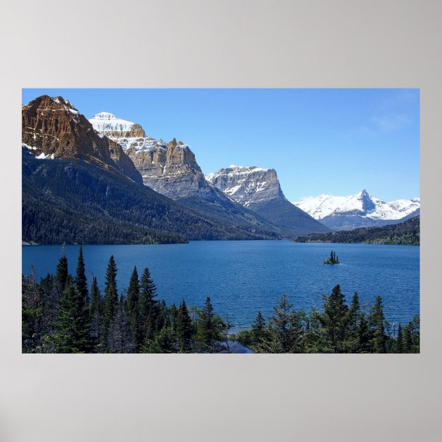 GLACIER PARK - ST. MARIA'S LAKE POSTER (Vorne)