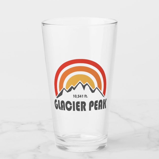 Glacier Peak, Washington Glas (Vorderseite)