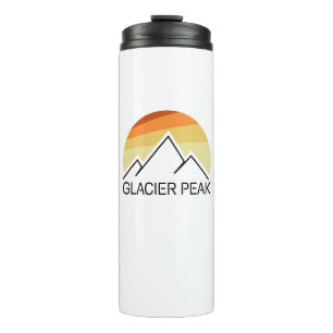 Glacier Peak Washington Retro Thermosbecher