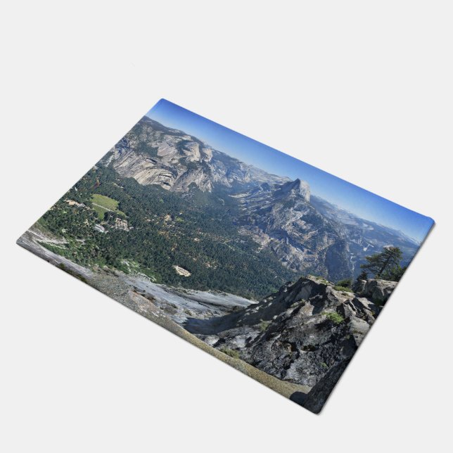 Glacier Point Panorama - Yosemite Valley Fußmatte (Schrägansicht)