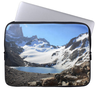 Glacier See-naher Berg Fitz Roy Laptopschutzhülle