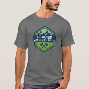 Glacier US National Park Montana Backpacker Hikin T-Shirt
