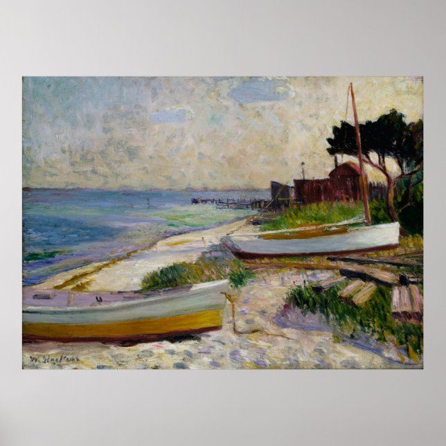 Glackens Beach Scene Poster (Vorne)