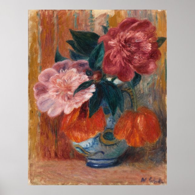 Glackens' Tulips and Peonies in Pitche Poster (Vorne)