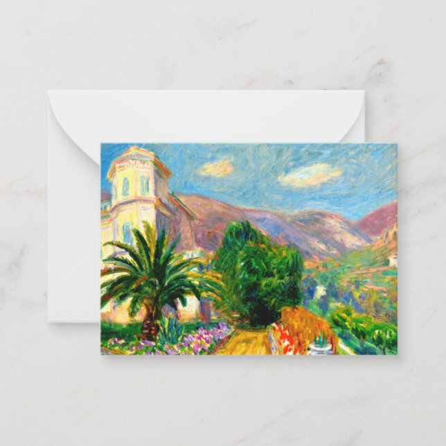 Glackens - Weg zum Villa Leventina Mitteilungskarte (Vorderseite)