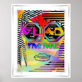 Glad I bin ich Poster