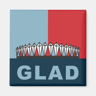 Glad in Hampton Magnet