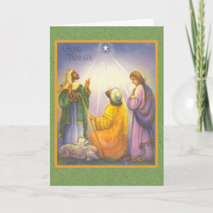 Glad Tidings Feiertagskarte