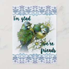 Glad We are Friends Postkarte