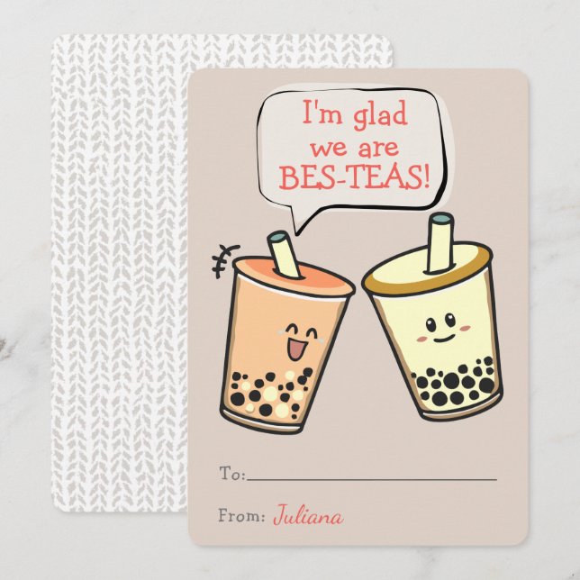 Glad, wir sind Bes-teas-Valentinstag-Klassenzimmer (Vorne/Hinten)