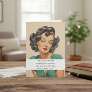 Glad, wir werden alt karte