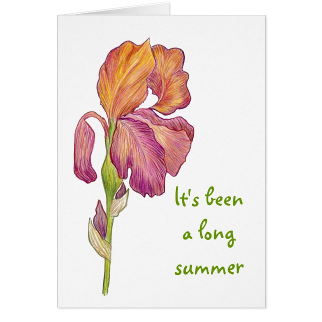 Glad you are back card (Vorne)