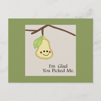 Glad you picked me postkarte