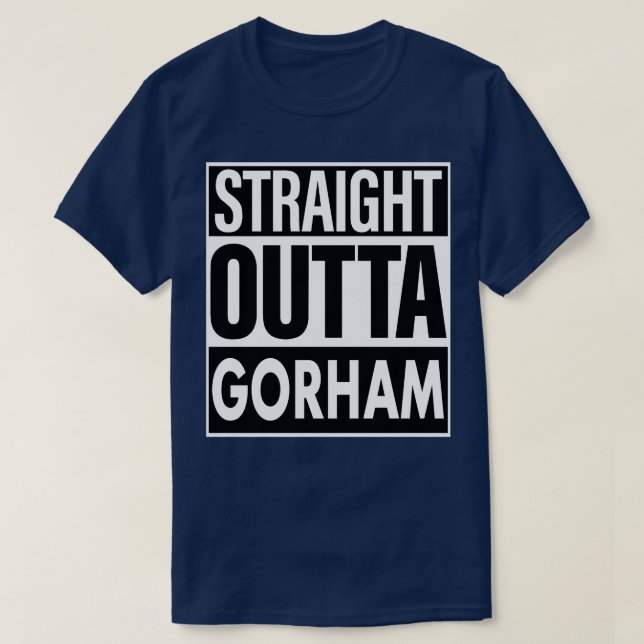 Gladden Name Straight Outta Gladden T-Shirt (Design vorne)