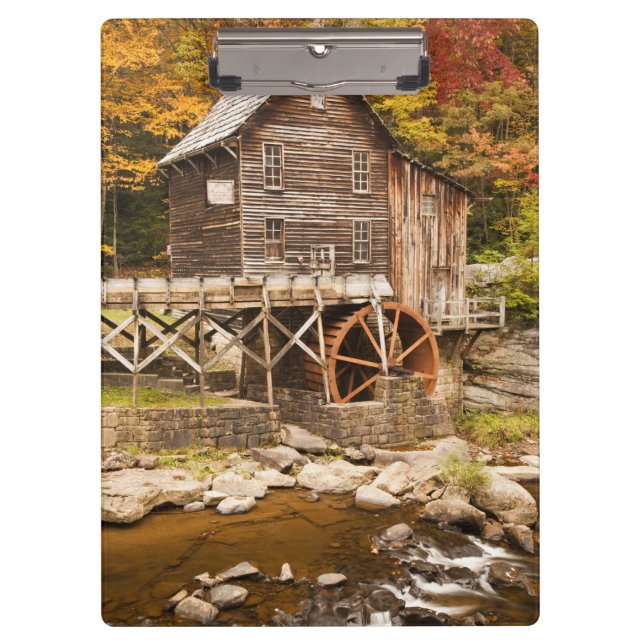 Glade Creek Grist Mill, Babcock Staat Park, 2 Klemmbrett (Vorderseite)