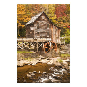Glade Creek Grist Mill, Babcock State Park, 2 Fotodruck