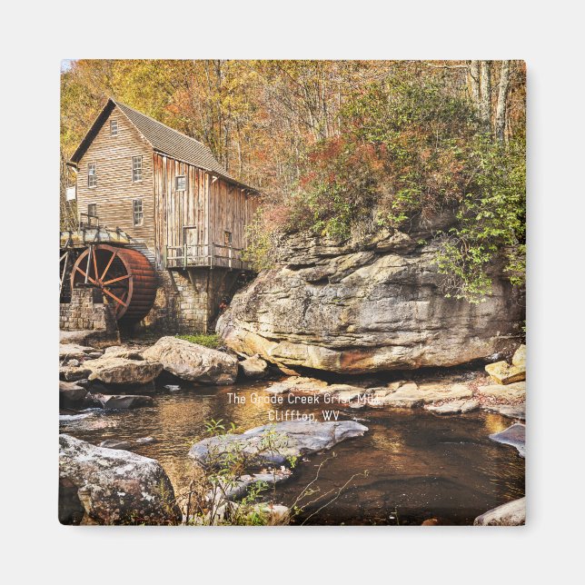 Glade Creek Grist Mill, Clifftop, WV, Magnet (Vorne)