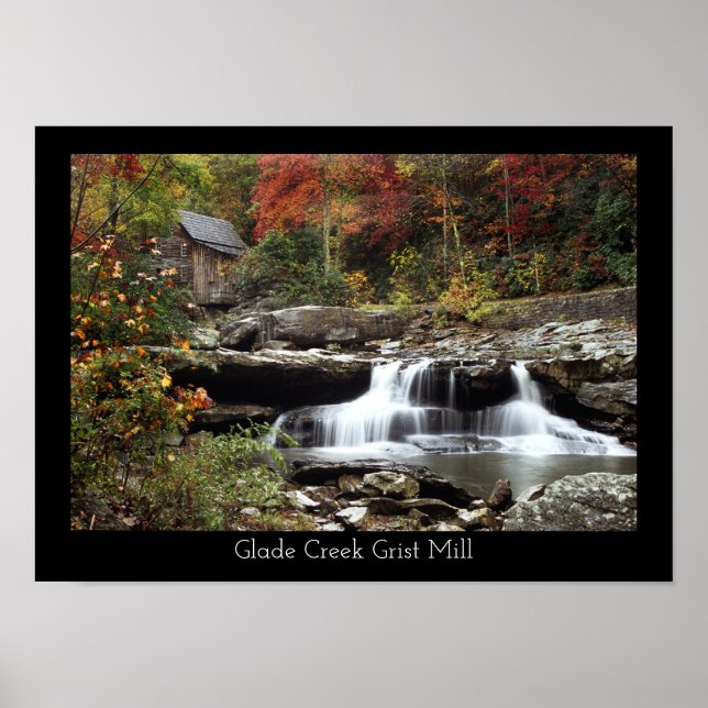 Glade Creek Grist Mill Poster (Vorne)