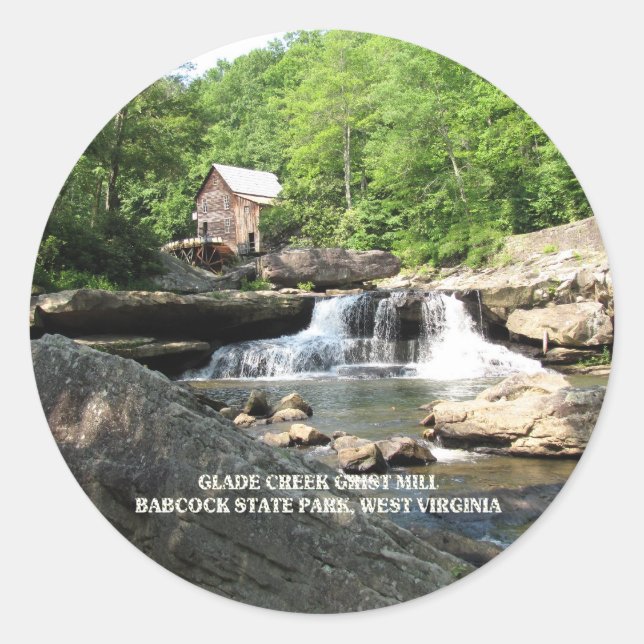 GLADE CREEK GRIST MILL - STICKER (Vorderseite)