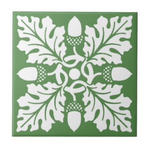 Glade Green Acorn und Leaf Tile Design Fliese