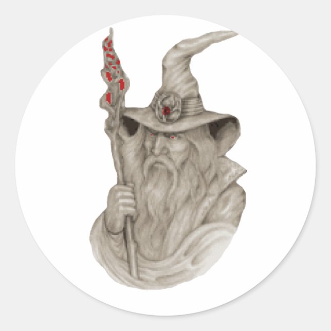 Gladhaus Runder Aufkleber (Vorderseite)