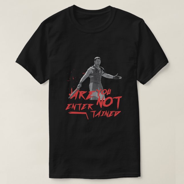 Gladiator - Are You Not Entertained! Classic T-Shirt (Design vorne)
