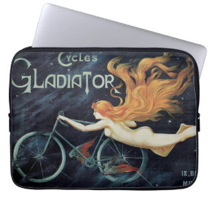 Gladiator Cycles, Vintage viktorianische Kunst im  Laptopschutzhülle