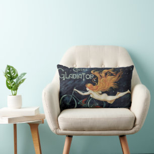 Gladiator Cycles, Vintage viktorianische Kunst im  Lendenkissen