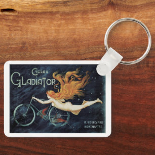 Gladiator Cycles, Vintage viktorianische Kunst im  Schlüsselanhänger