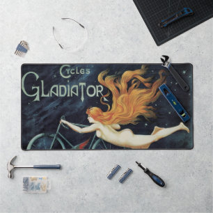 Gladiator Cycles, Vintage viktorianische Kunst im Schreibtischunterlage