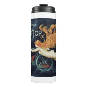 Gladiator Cycles, Vintage viktorianische Kunst Neu Thermosbecher