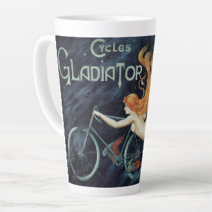 Gladiator Cycles, Vintage viktorianischer Jugendst Milchtasse