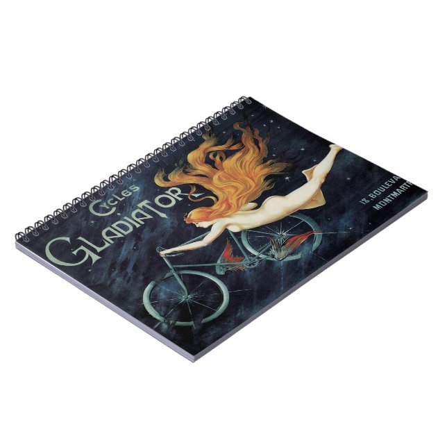 Gladiator Cycles, Vintager Viktorianischer Jugends Notizblock (Linke Seite)