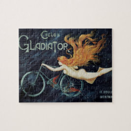 Gladiator Cycles, Vintager Viktorianischer Jugends Puzzle