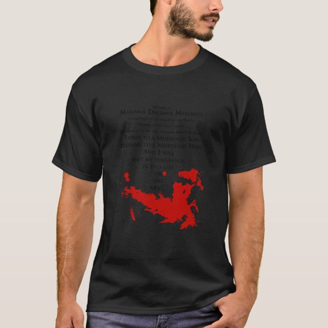Gladiator - Mein Name ist Maximus Decimus Meridius T-Shirt (Vorderseite)