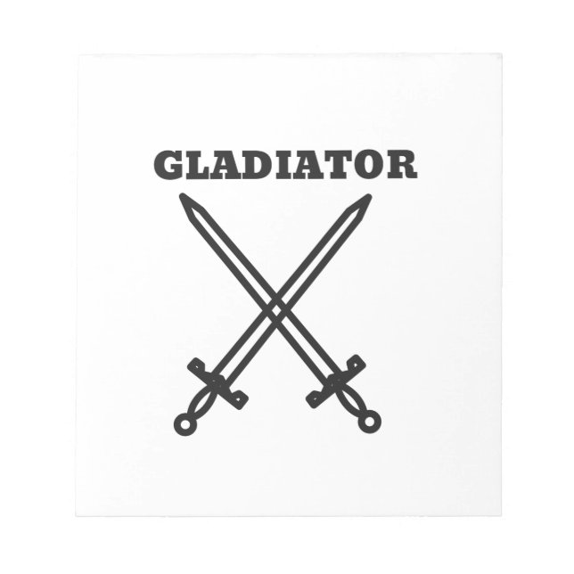 Gladiator Notizblock (Vorderseite)