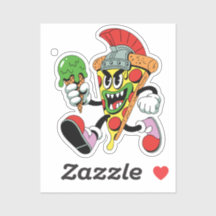 Gladiator Pizza Slice Italian Brainrot